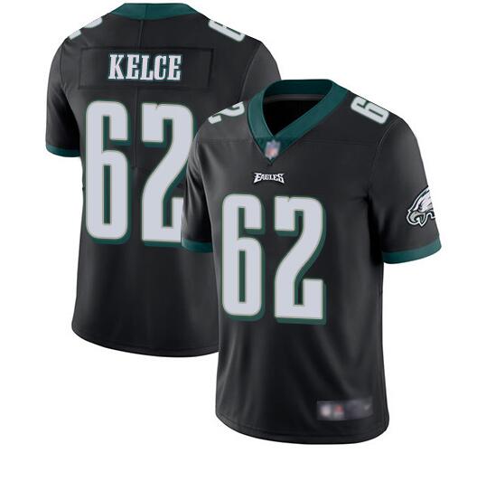 Youth Philadelphia Eagles #62 Jason Kelce Black Vapor Untouchable Limited Stitched Football Jersey